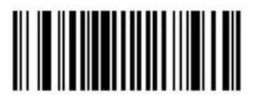 Black and white barcode image with vertical lines and a central dot