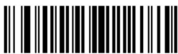 Black and white barcode image with vertical lines and a central dot