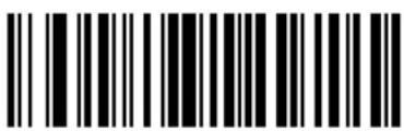 Black and white barcode image with vertical lines and a central dot