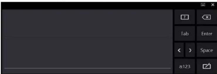 Tab Enter < > Space a123