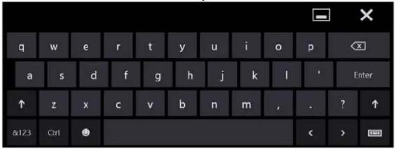 q w e r t y u i o p a s d f g h j k l ' Enter ↑ z x c v b n m , . ? ↑ &123 Ctrl < >