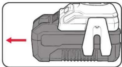 Ozito PXBHDK-250 - Removing The Battery Pack - 2