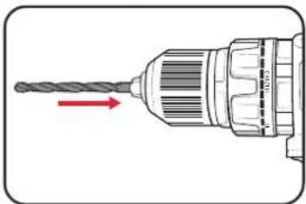 Ozito PXBHDK-250 - Installing A Drill Bit - 2