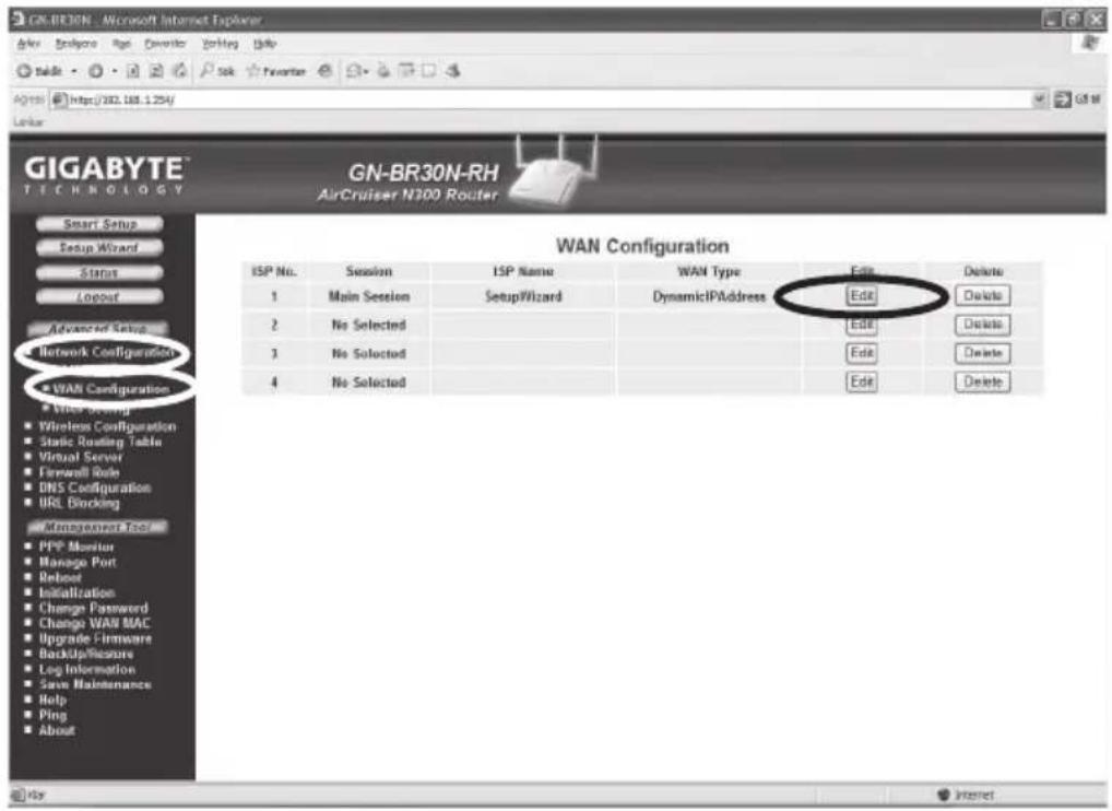 GIGABYTE GN-BR30N-RH - - Statisk (fast IP-adress) - 1