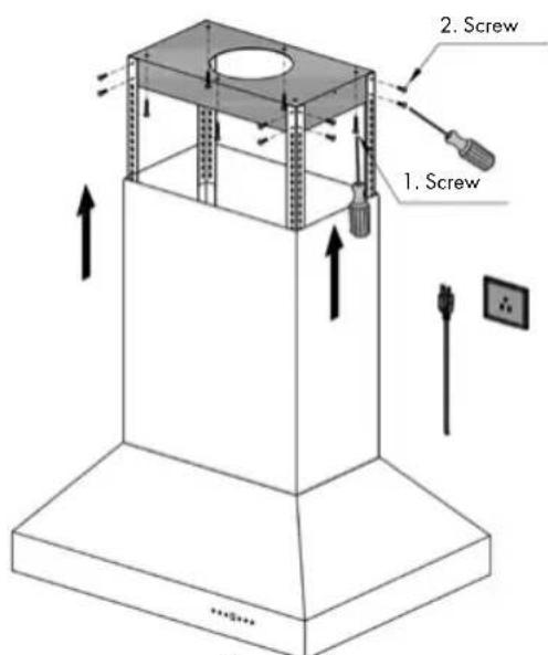 1. Screw 2. Screw