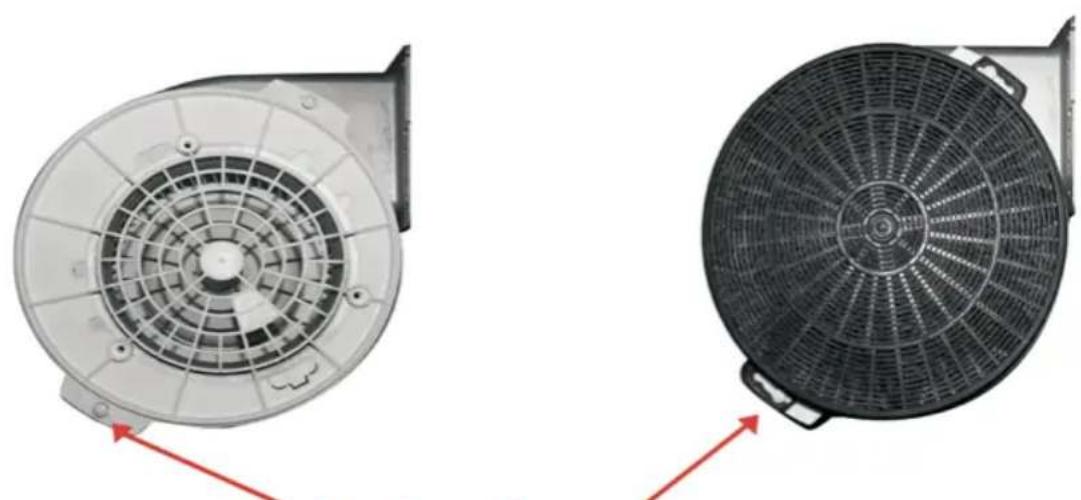 ZLine RG30 - REPLACE OR CHANGE CHARCOAL FILTERS: - 1