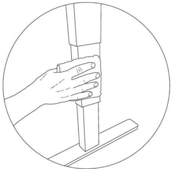 BDI Sequel 6052 - Remove excess lubricant from legs - 1