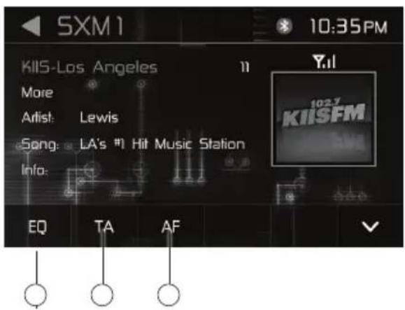 SXM1 10:35PM KIIIS-Los Angeles More Artist: Lewis Song: LA's #1 Hit Music Station Info: EQ TA AF 1027 KIISFM