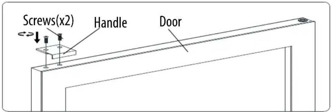 Screws(x2) Handle Door