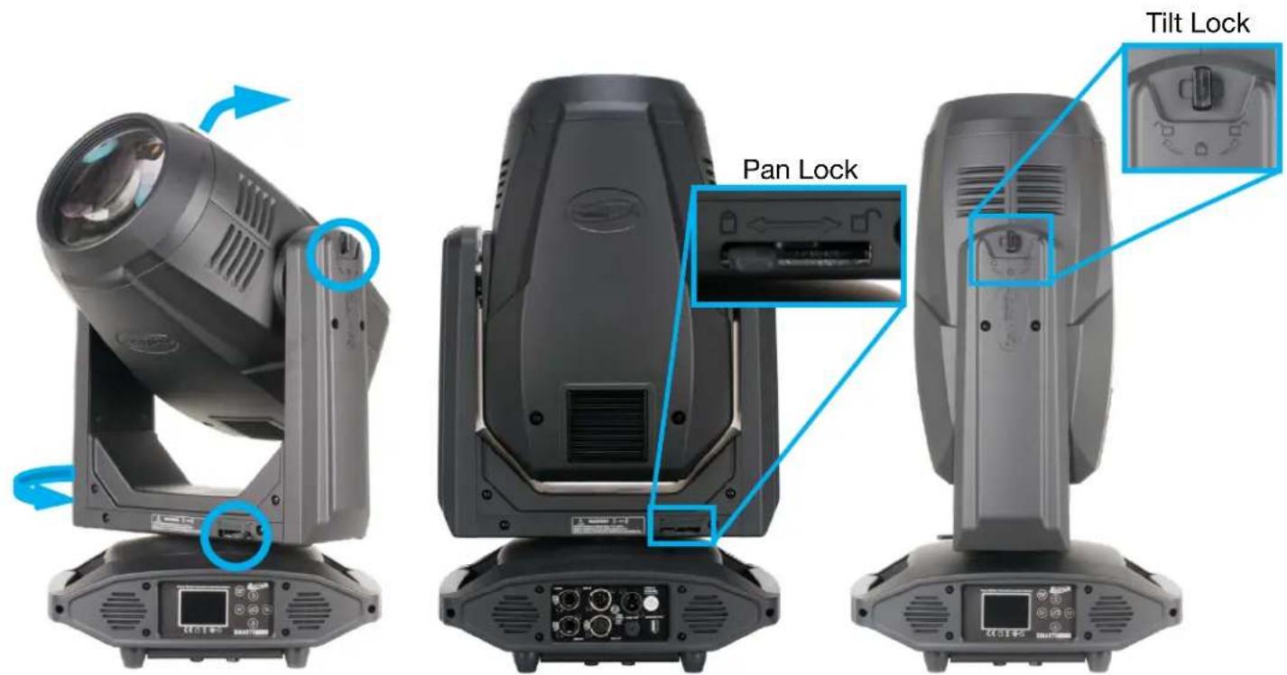 Tilt Lock Pan Lock