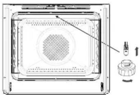 Cylinda S6264KVESV - Byte av lampa i ugnen - 1