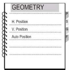GEOMETRY H. Position V. Position Auto Position