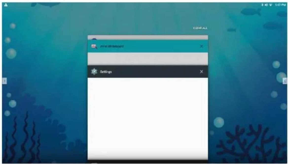Jive Whiteboard Clear ALL Settings