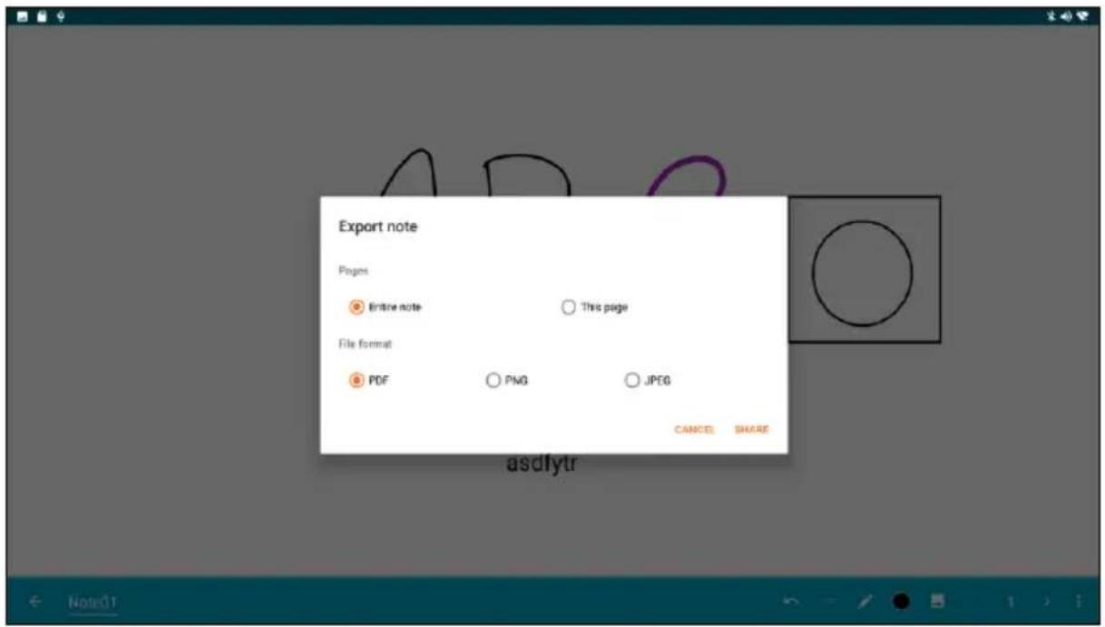 Export note Pages Entire note This page File format PDF PNG JPEG CANCEL SHARE asdfytr