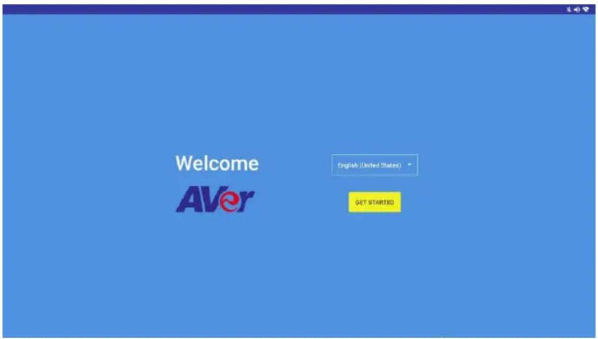 Welcome AVer English (United States) GET STARTED
