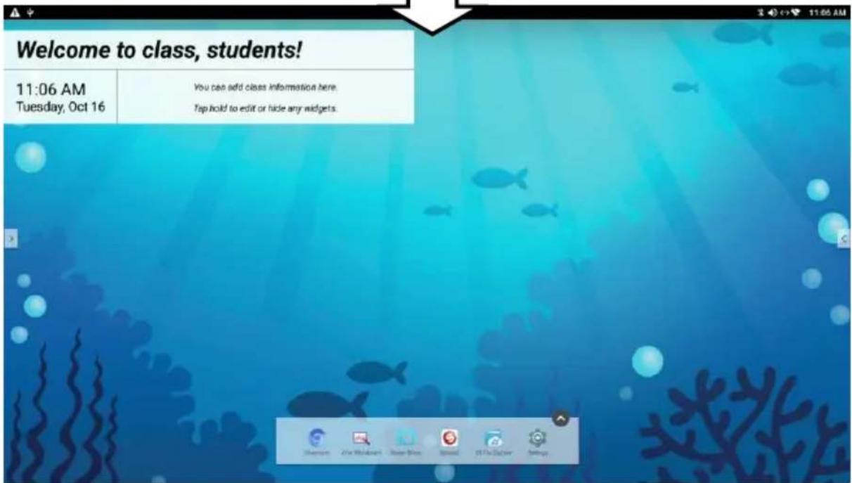 Welcome to class, students! 11:06 AM Tuesday, Oct 16 You can add class information here. Tap hold to edit or hide any widgets.