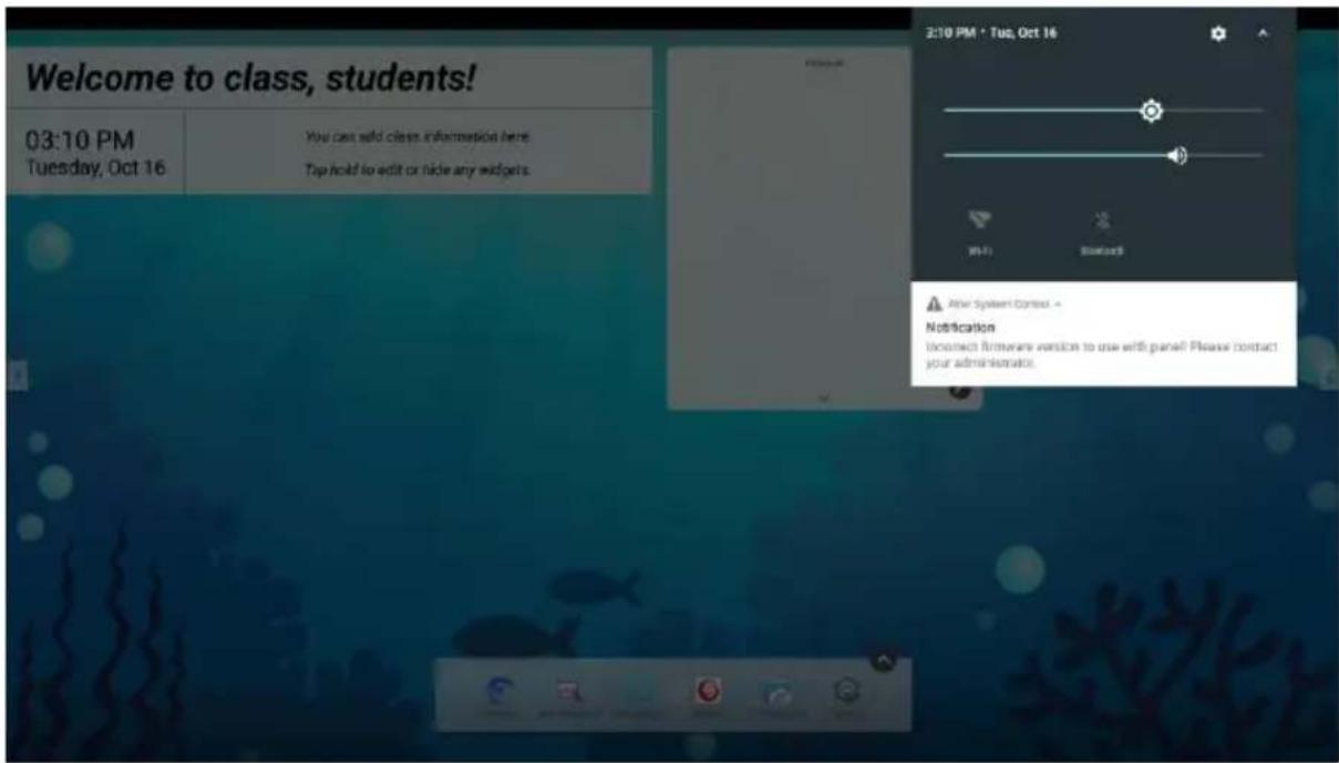 Welcome to class, students! 03:10 PM Tuesday, Oct 16 You can add class information here. Tap hold to edit or hide any widgets. 2:10 PM • Tues, Oct 16 After System Control + Notification I donect from any version to use with panel! Please contact your administrator.