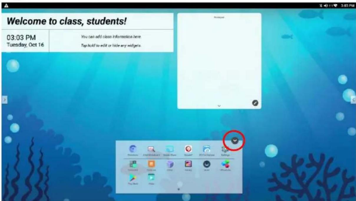 Welcome to class, students! 03:03 PM Tuesday, Oct 16 You can add class information here. Tap hold to edit or hide any widgets.