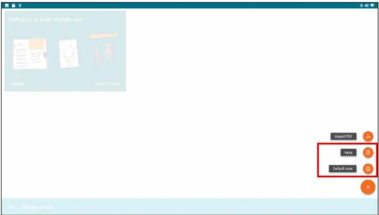 Welcome to Avel Whiteboard Import PDF Note Default now Present Note