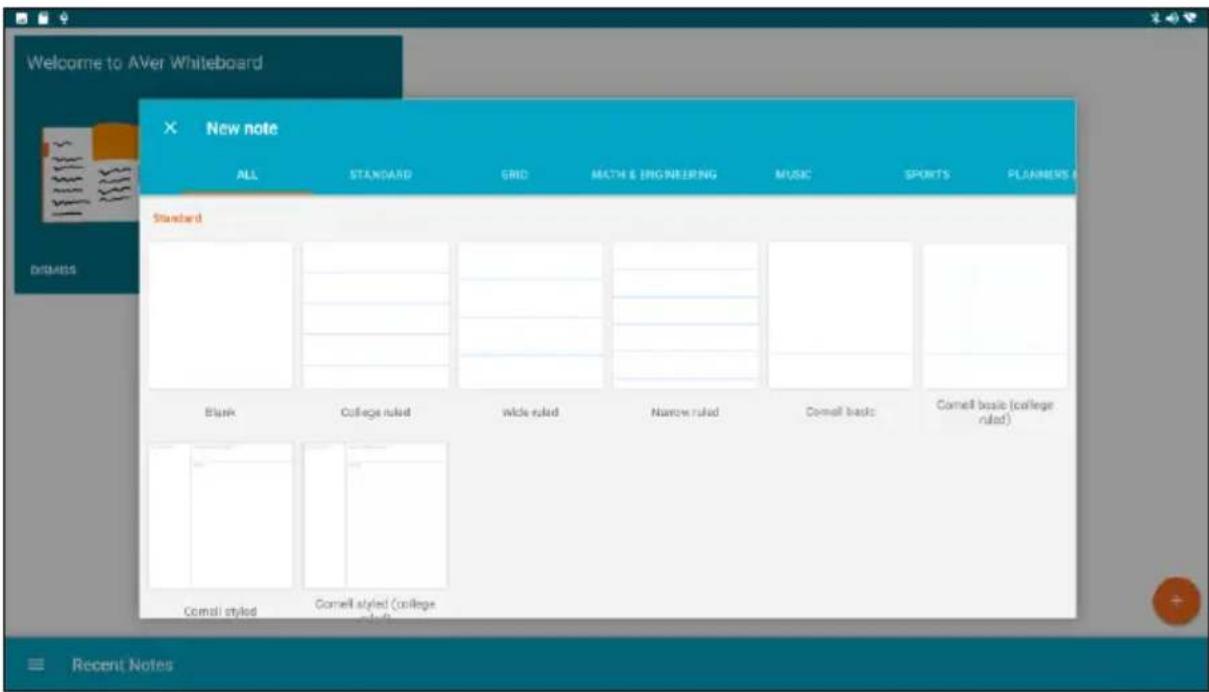 Welcome to AVer Whiteboard X New note ALL STANDARD GRID MATH & ENGINEERING MUSIC SPORTS PLANNES Standard Blank College ruled wide ruled Narrow ruled Cornell basic Cornell basic (college ruled) Cornell styled Cornell styled College Recent Notes