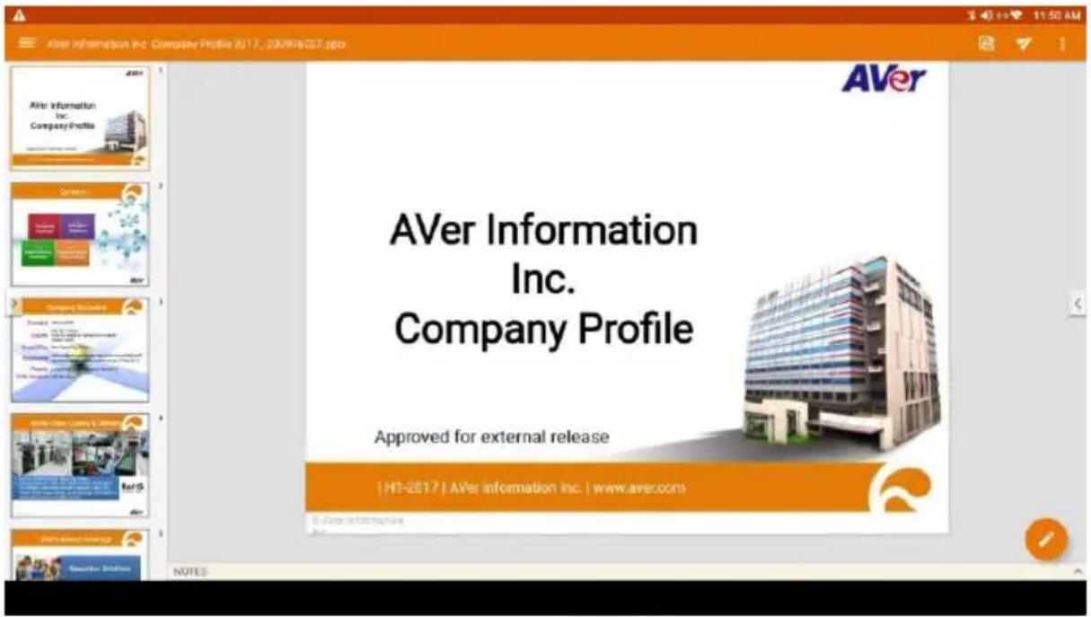 Aver Information Inc Company Profile 2017_03/09/027.spo AVer Information Inc. Company Profile AVer Information Inc. Company Profile AVer Information Inc. Company Profile Approved for external release H1-2017 | AVer information inc. | www.ave.com ©www.ave.com Notes