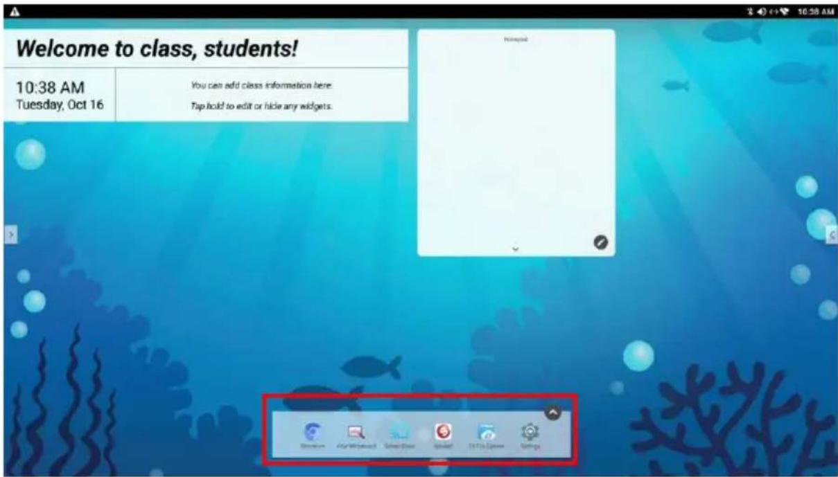 Welcome to class, students! 10:38 AM Tuesday, Oct 16 You can add class information here. Tap hold to edit or hide any widgets.