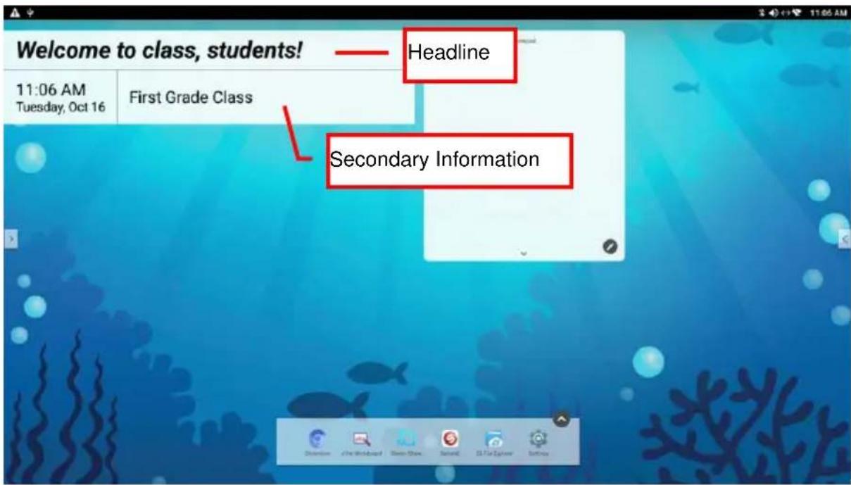 Welcome to class, students! 11:06 AM Tuesday, Oct 16 First Grade Class Headline Secondary Information