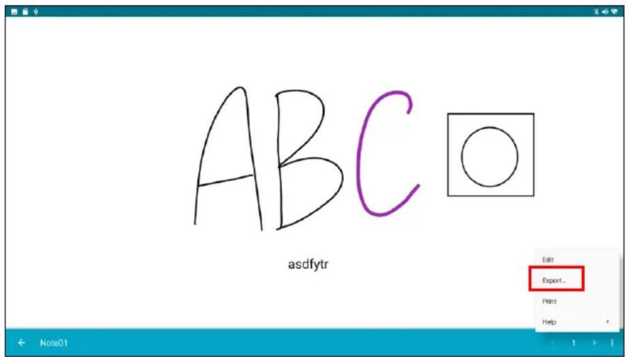 ABC asdfytr Edit Export... Print Help Note01