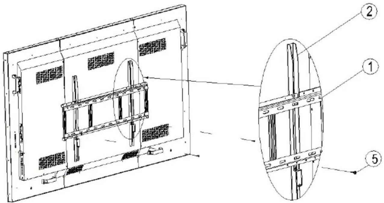 Technical diagram of a device with labeled components, showing internal structure and exploded view