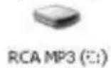 RCA M4804R - To copy files in MSC mode: - 1