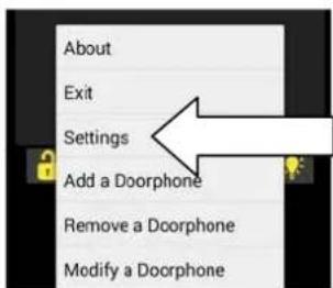 About Exit Settings Add a Doorphone Remove a Doorphone Modify a Doorphone