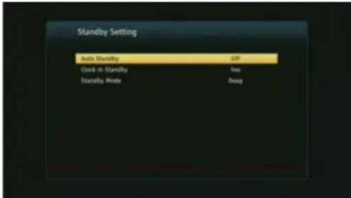 Standby Setting Slide Standby OP Clock in Standby Yes Standby Mode Deep