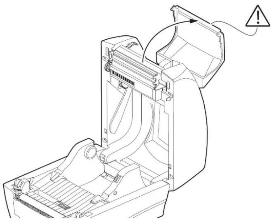 CUSTOM D4 202 - Loading the ribbon roll - 1