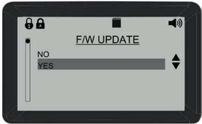 F/W UPDATE NO YES
