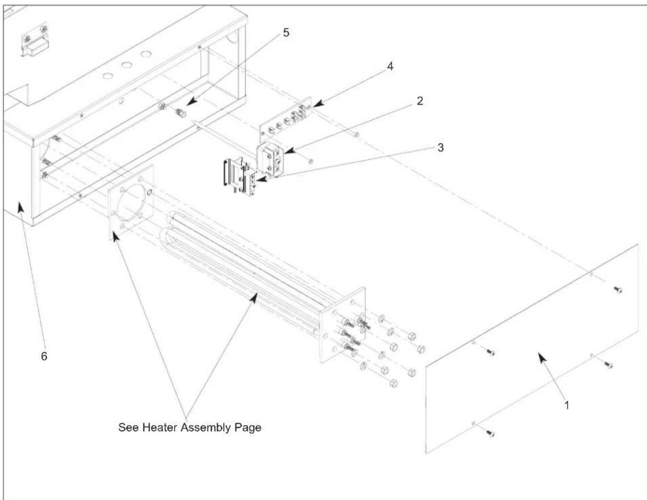 5 4 2 3 6 See Heater Assembly Page 1