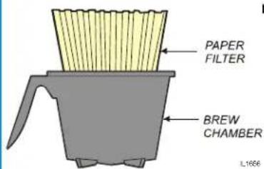 PAPER FILTER BREW CHAMBER L1656