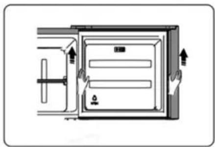 Kubo KBDD8564 - Retirar la balda lateral de la puerta. - 5