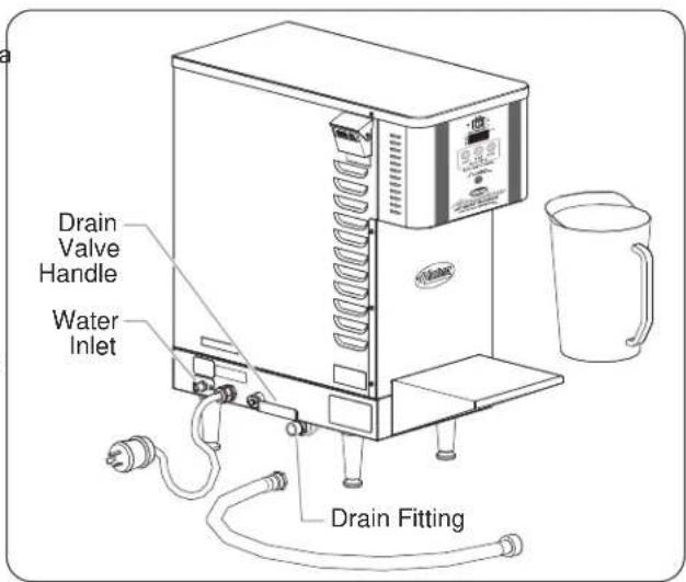 Drain Valve Handle Water Inlet Drain Fitting