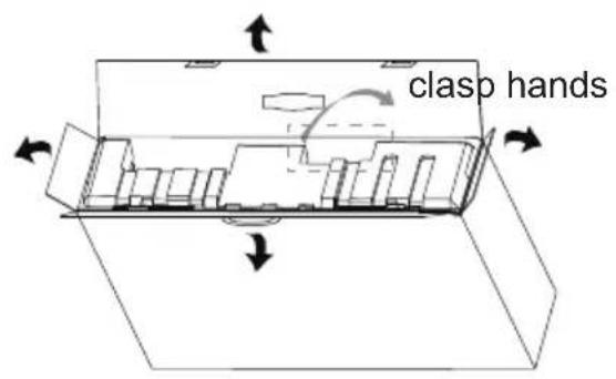 clasp hands