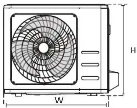 BEKO BBFDA 180 - Монтажные размеры блока - 2