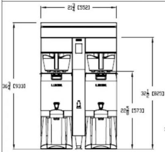 21½ [552] 36¾ [933] 32½ [825] 22½ [573]