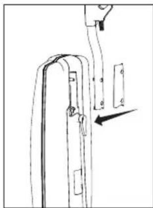 CleanMax Zoom ZM-500 - Attaching the Handle to the Vacuum - 3