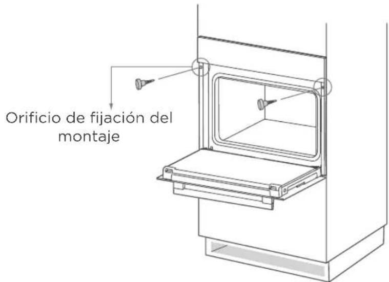 Orificio de fijación del montaje