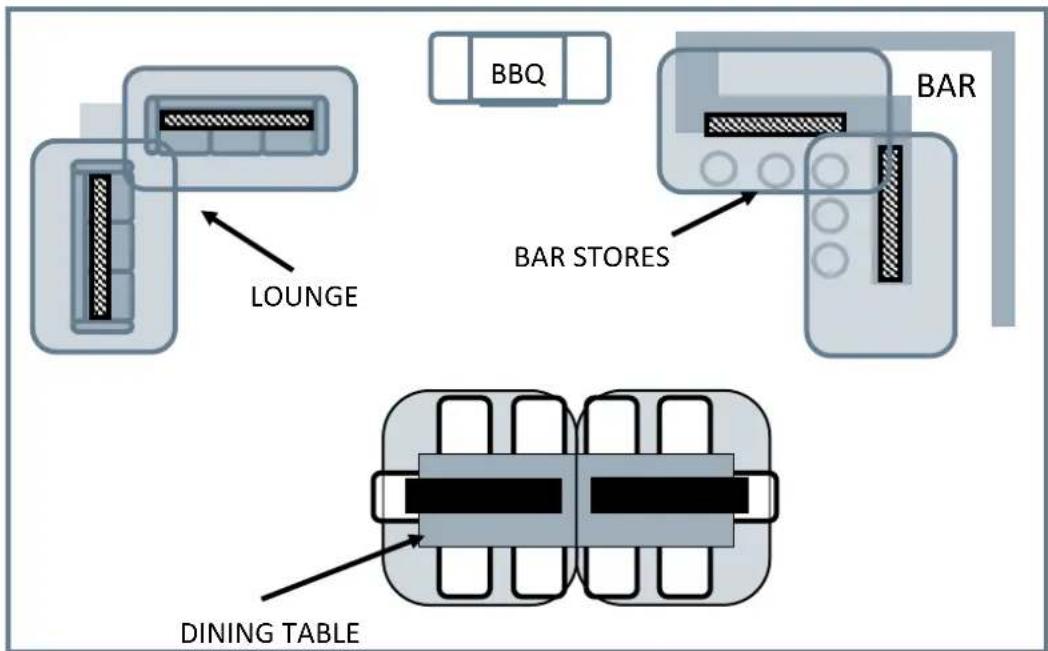 LOUNGE BBQ BAR STORES BAR DINING TABLE