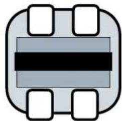 Pure electrical circuit lines without any symbols