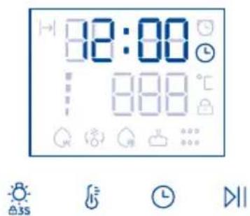 HAIER HOQ-K4AAN3GG - Установка времени - 1