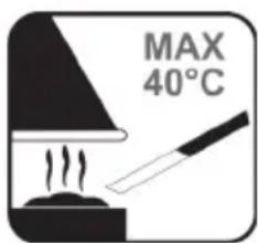 MAX 40°C