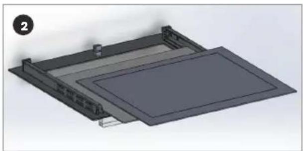 Euromaid EO910TS - How to Dismantle the Oven Door for Cleaning - 2