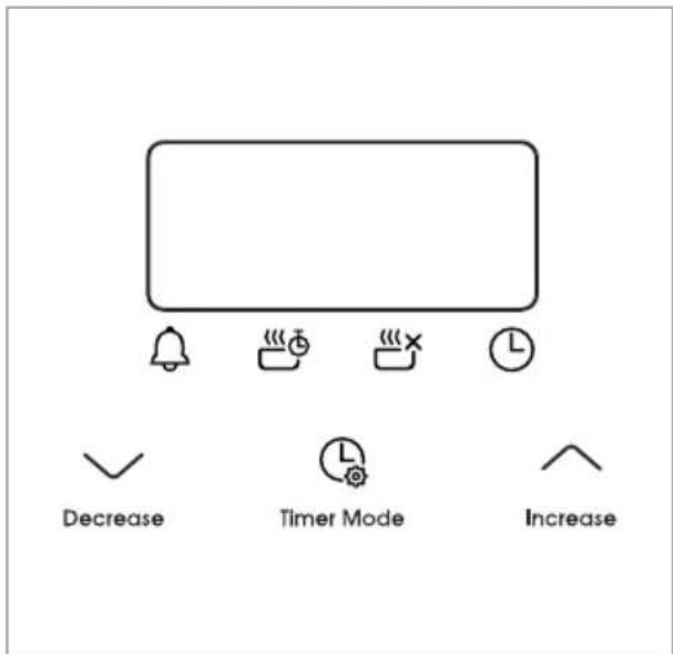 Decrease Timer Mode Increase