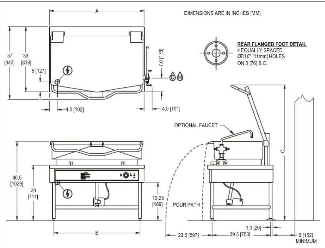 Blodgett BLP-40E - SERVICE CONNECTIONS - 1